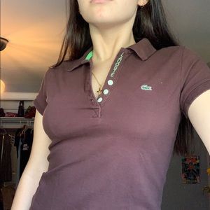 Vintage Lacoste polo shirt🤎
